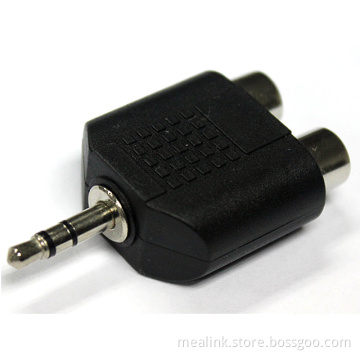 3.5mm Audio to 2 RCA Adapter